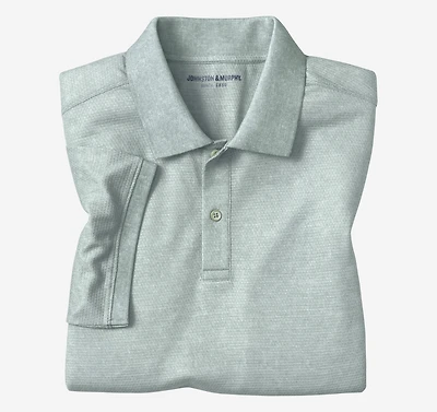 Textured Print Polo