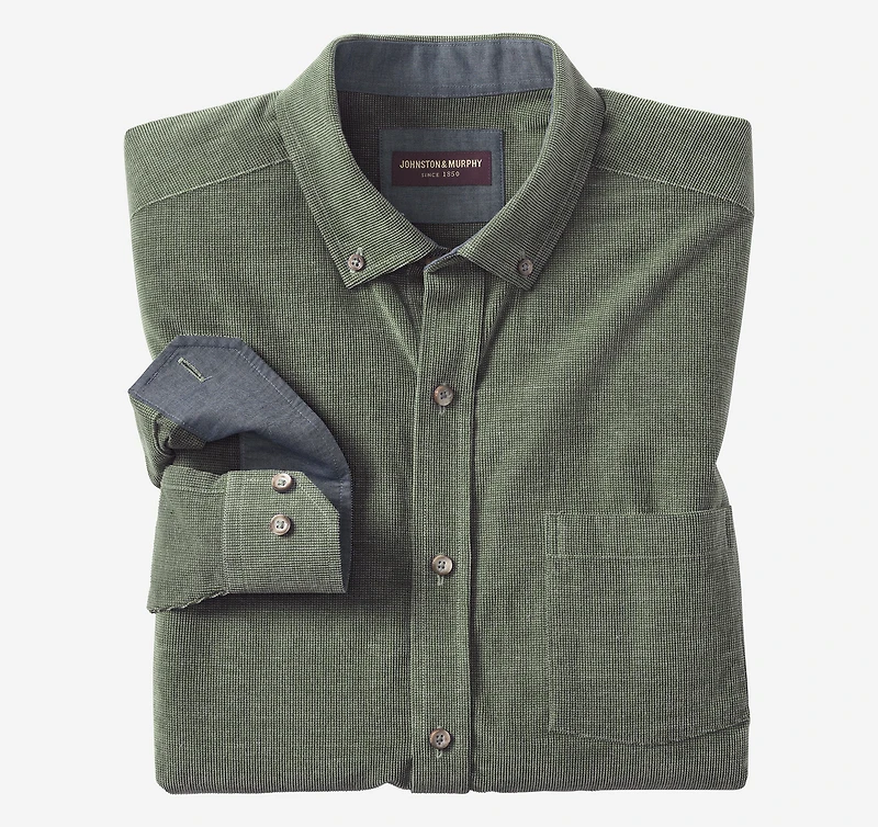 Textured Corduroy Shirt