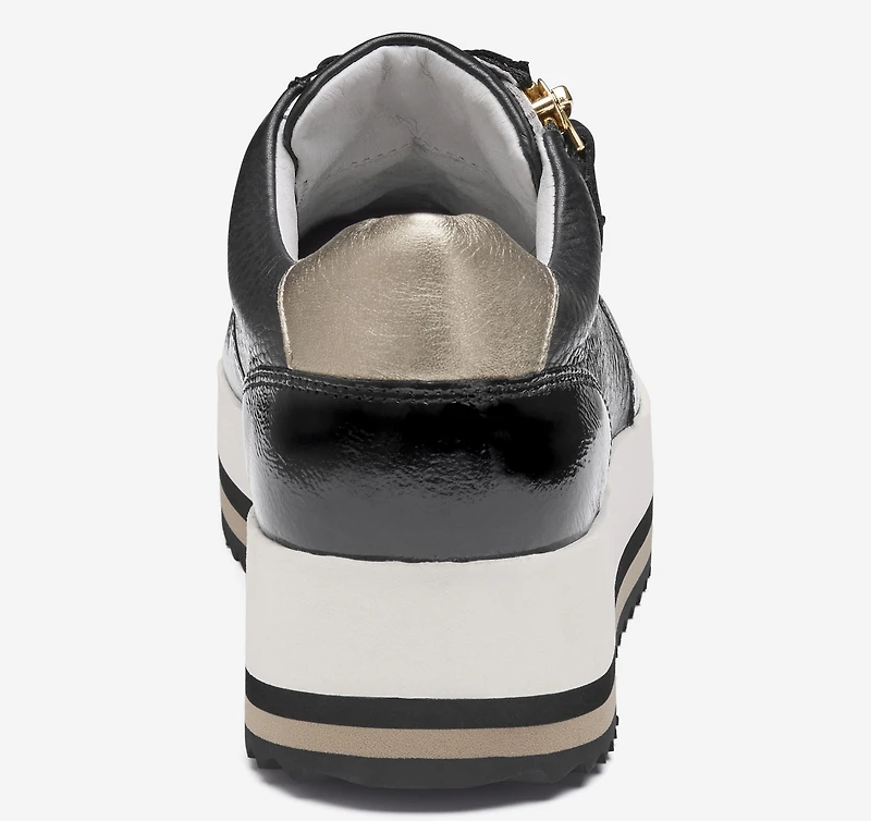 Gracie Side-Zip Lace Up