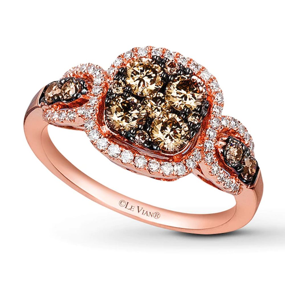 Le Vian Chocolate Diamonds 1 ct tw Ring 14K Strawberry Gold | Connecticut  Post Mall