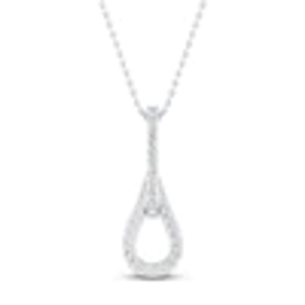 Kay Love + Be Loved Diamond Necklace 1/10 ct tw Sterling Silver 18"