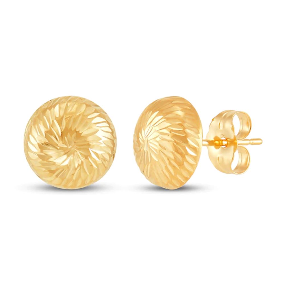 Kay Dome Stud Earrings 14K Yellow Gold 8.5mm