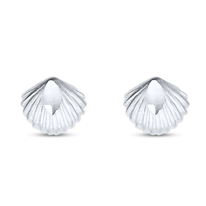 Kay Petite Seashell Earrings Sterling Silver
