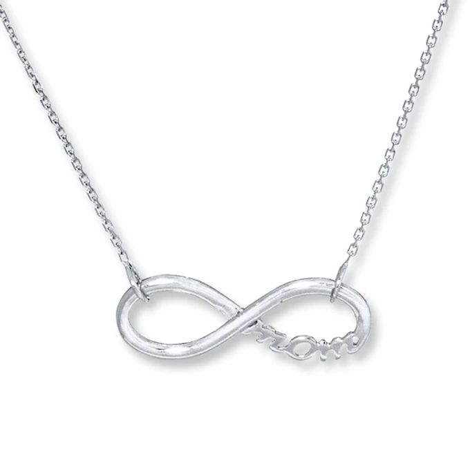 Kay Infinity Mom Sterling Silver Necklace