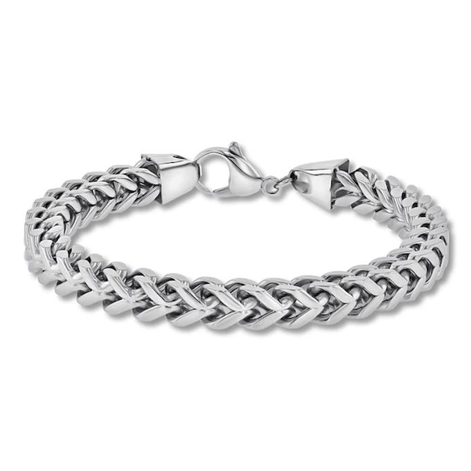 Kay Men's Franco Chain Bracelet Stainless Steel 9.25"