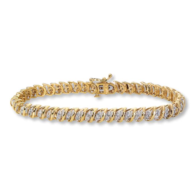 Previously Owned Bracelet 1 ct tw Diamonds 10K Yellow Gold