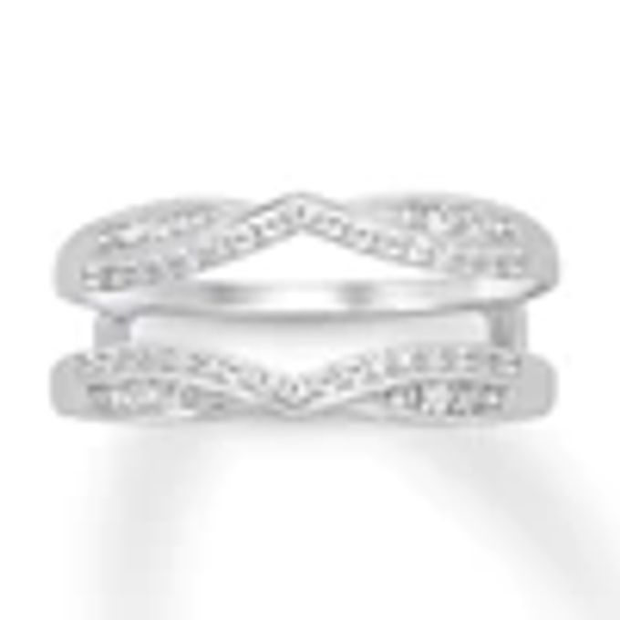 Kay Diamond Enhancer Ring 1/3 ct tw Round-cut 14K White Gold