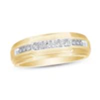 Kay Men's Diamond Wedding Ring 1/4 ct tw 10K Yellow Gold