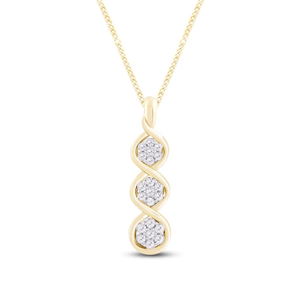 East-West Marquise Cut Necklace