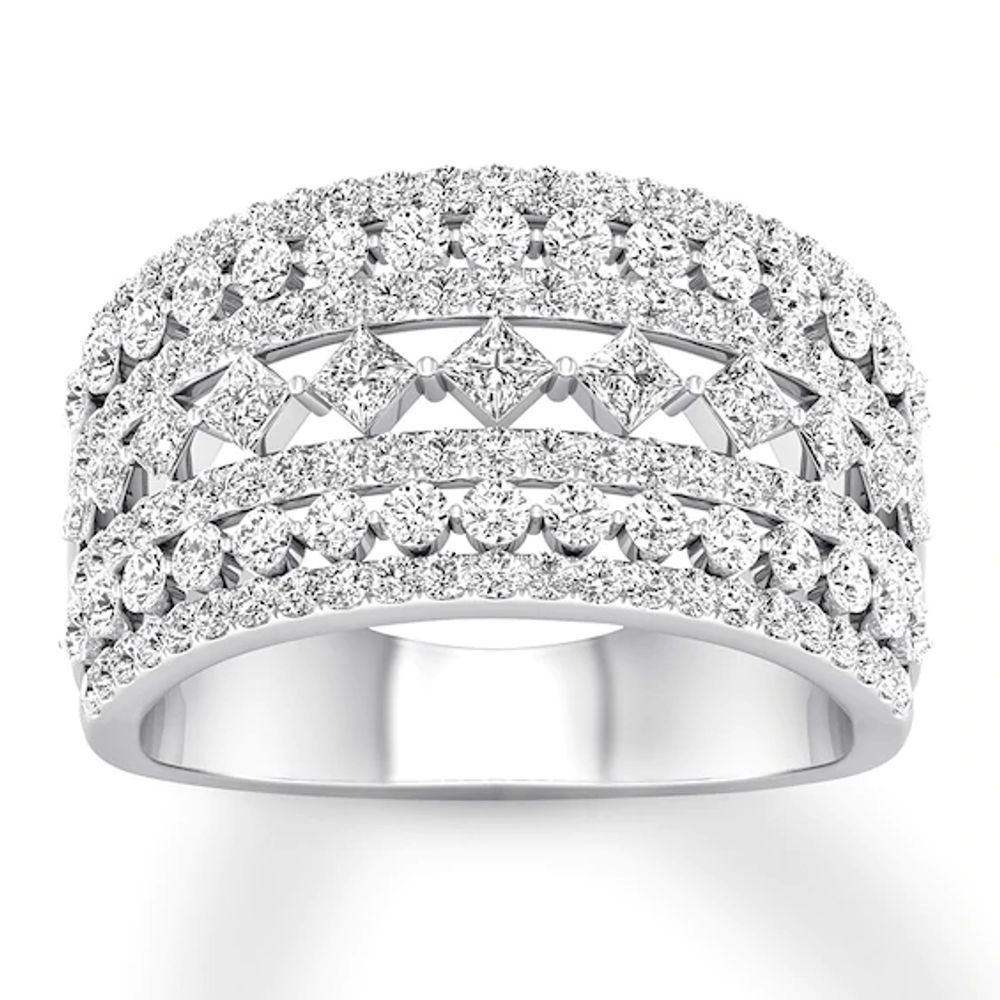 Diamond Anniversary Band 1-1/3 ct tw 14K White Gold