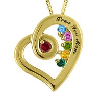 Birthstone Mother's Necklace