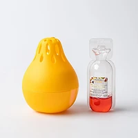 Modern Kitchen Reusable Pear-Shaped Fruit Fly Trap (Yellow)