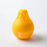 Modern Kitchen Reusable Pear-Shaped Fruit Fly Trap (Yellow)