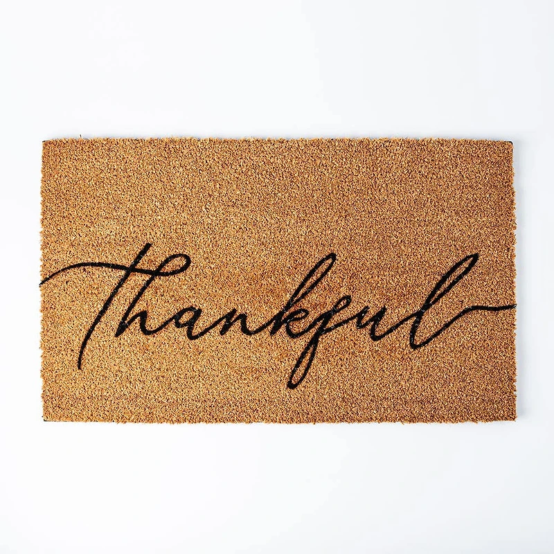 KSP Casual 'Thankful' Coir Doormat (Natural)