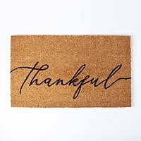 KSP Casual 'Thankful' Coir Doormat (Natural)