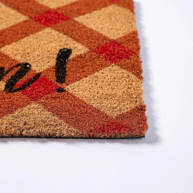 KSP Casual 'Hey Pumpkin' Coir Doormat (Orange)