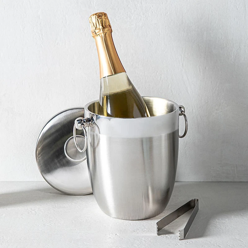 KSP Prestige Double Wall Ice Bucket with Tongs