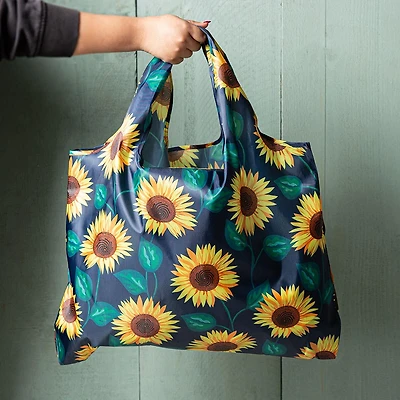 KSP Carry 'Sunflower' Shopping Bag (Black/Yellow)