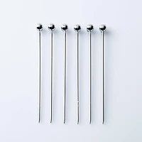 KSP Bar Essentials Cocktail Pick - Set of 6 (Silver)