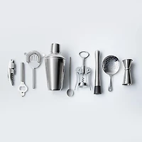 KSP Bar Essentials Cocktail Shaker Combo - Set/3 (Stainless Steel)