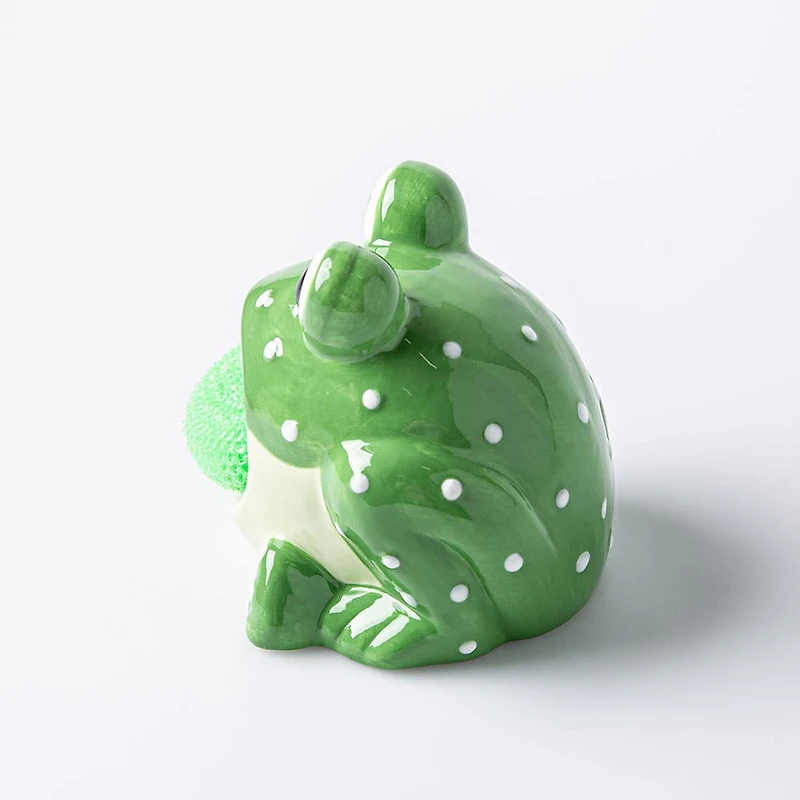 Boston Warehouse Scrubby 'Frog' Ceramic Scrubby Holder