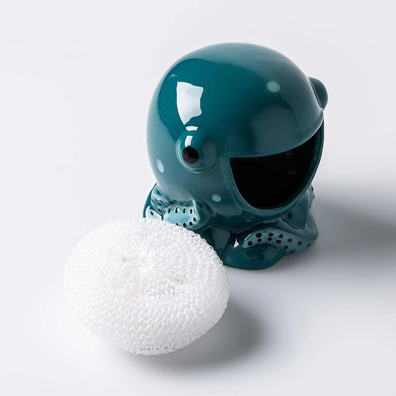 Boston Warehouse Scrubby 'Octopus' Ceramic Scrubby Holder