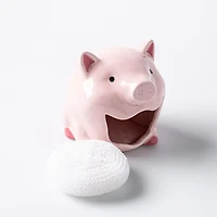 Boston Warehouse Scrubby 'Pig' Ceramic Scrubby Holder