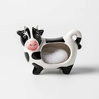 Boston Warehouse Scrubby 'Cow' Ceramic Scrubby Holder