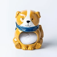 Boston Warehouse Scrubby 'Dog' Ceramic Scrubby Holder