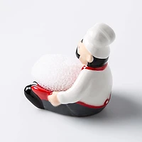 Boston Warehouse Scrubby 'Chef' Ceramic Scrubby Holder
