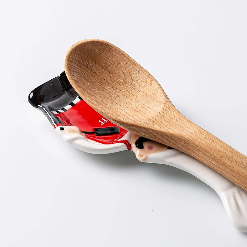 Boston Warehouse Shaped 'Chef' Ceramic Spoon Rest