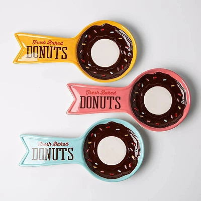 Boston Warehouse Shaped 'Donut' Ceramic Spoon Rest (Asstd.)