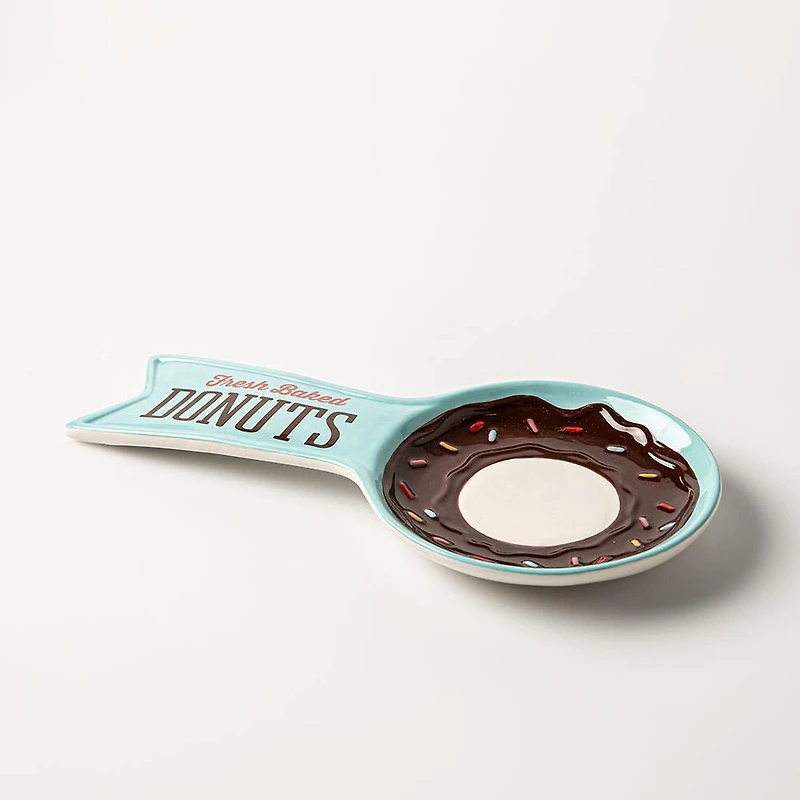 Boston Warehouse Shaped 'Donut' Ceramic Spoon Rest (Asstd.)