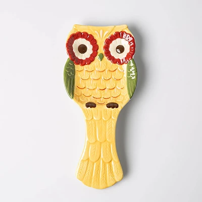 Boston Warehouse Shaped 'Owl' Ceramic Spoon Rest