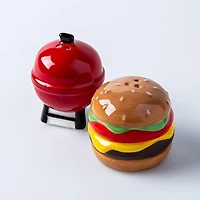 Boston Warehouse Flea Market Shaped 'BBQ' Salt & Pepper - Set of 2