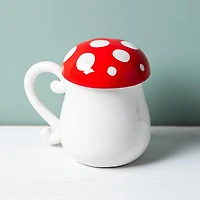 Boston Warehouse Flea Market Shaped 'Mushroom' Mug with Lid
