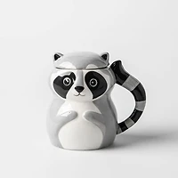 Boston Warehouse Flea Market Shaped 'Raccoon' Mug with Lid