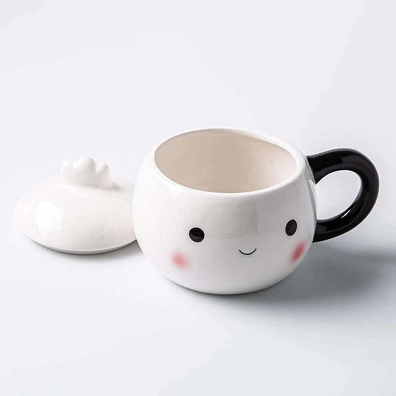 Boston Warehouse Flea Market Shaped 'Hey Dumplin' Mug with Lid