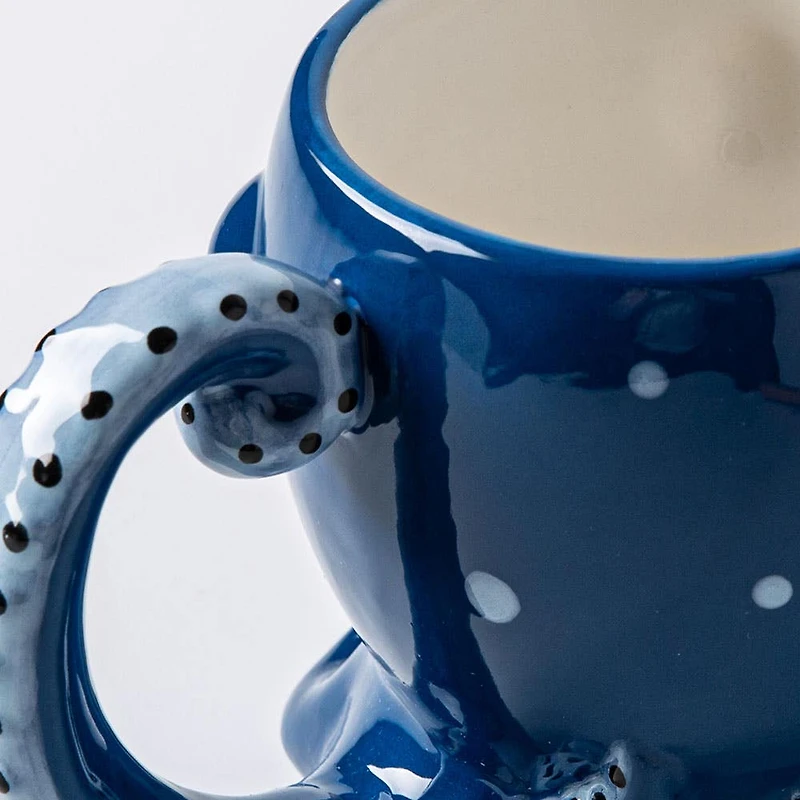 Boston Warehouse Flea Market Shaped 'Octopus' Mug (Blue)
