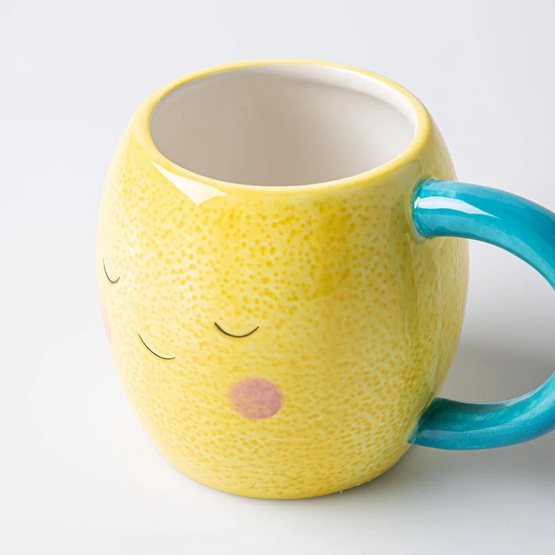 Boston Warehouse Flea Market Shaped 'Lemon' Mug (Yellow)