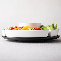 KSP Carousel Porcelain Serving Set - Set of 6 (White)