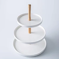 KSP Parisian 3-Tier Porcelain Serving Dish (White)