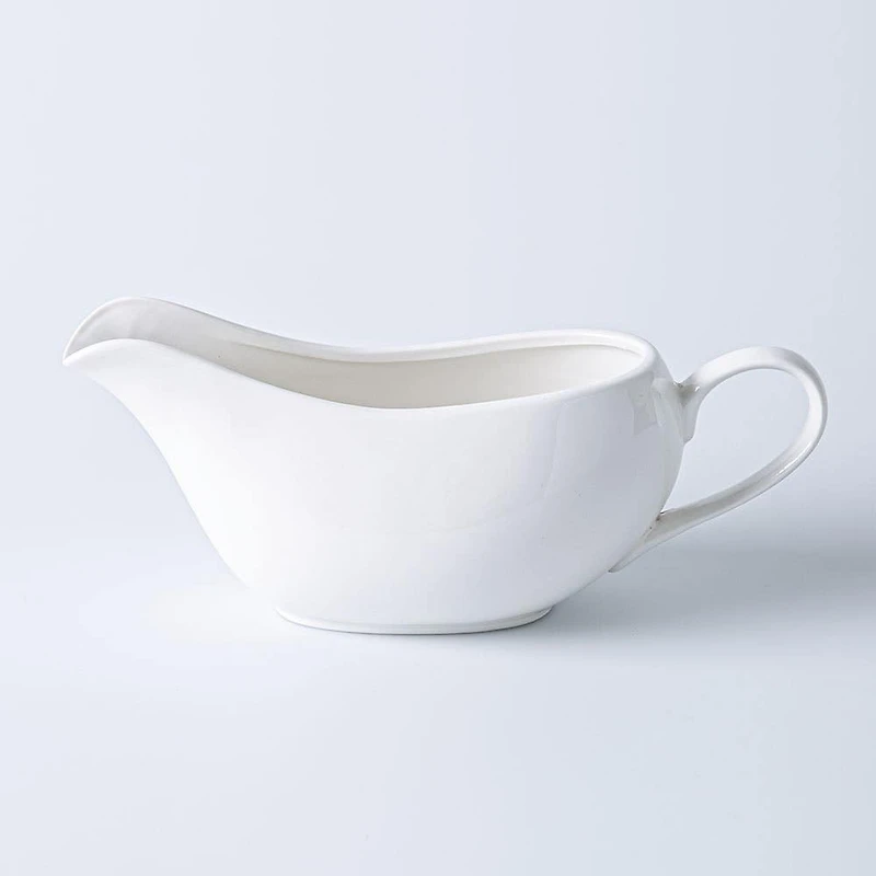 KSP Pour Porcelain Gravy Boat (White)