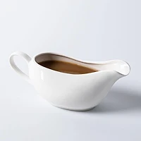 KSP Pour Porcelain Gravy Boat (White)