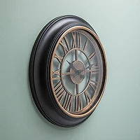 Kiera Grace Decorative 'Wendel' Wall Clock 18" (/Gold