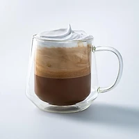 KSP Sienna Double Wall Glass Mug - Set of 2 460ml (Clear)