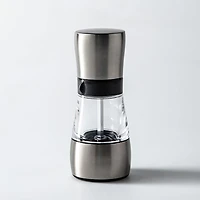 Romer & Bechtel Elite Acrylic Pepper Mill (Clear/Brushed Ss/Black)