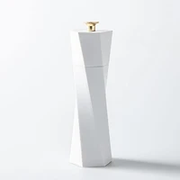 Romer & Bechtel Elite 'Spiral' Salt Mill (White/Stainless Steel)