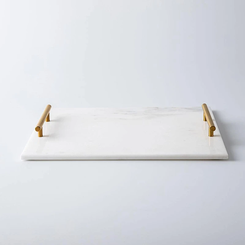 KSP Delight Marble Serving Tray with Handles (Marble)