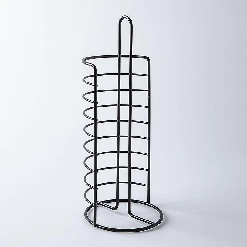 Moda At Home Afton Toilet Paper Reserve-Holder (Black)